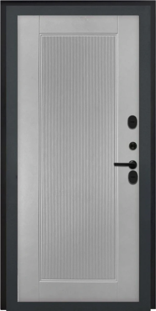 Входная дверь ДвериПРО Термо серебро ПВХ 10мм Астрод веллуто гриджио DPRO228242 внутренняя сторона
