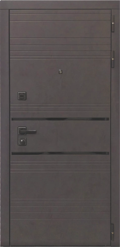 Входная дверь ДвериПРО Л-43 ФЛ-707 (10мм, Белый софт) DPRO227736 внешняя сторона